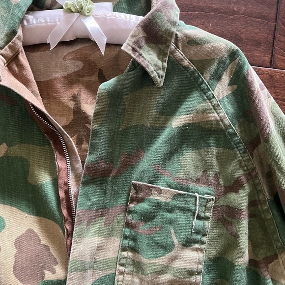 Vintage 60’s Ranger Grail Reversible Camouflage Jacket Size Medium - Picture 2 of 14